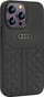 Këllëf telefoni Audi Genuine Leather për iPhone 14 Pro Max, lëkurë natyrale, i zi
