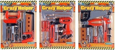 Set lodër vegla pune Adar Crazy Helper, plastik, multingjyrësh