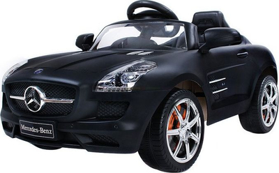 Makinë lodër me bateri Mercedes Benz SLS AMG, 6V, për kalamaj, e zezë
