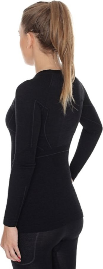 Bluzë termoaktive për gra Brubeck Active Wool LS12810, lesh Merino, mëngë të gjata, madhësia S