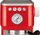 Makinë espresso Solis Barista Perfetta Plus, portafilter, ngrohje e shpejtë, e kuqe