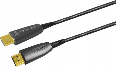 Kabllo HDMI Vivolink PROHDMIOP100AM, 100m, HDMI 2.0, e zezë