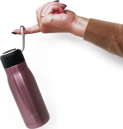 Termoshishe Kiro KI019TBRS, 350ml, çelik inox, rozë