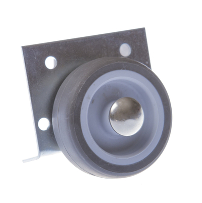 Rrotë mobiljeje WHEEL D50 RUBBER, diametër 50 mm, gome, gri