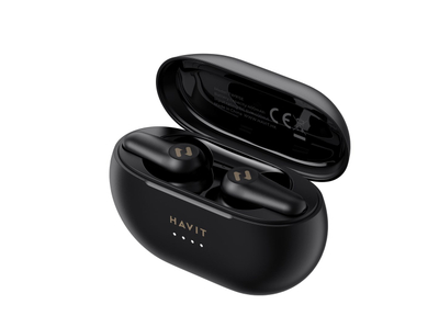 Безжични слушалки Havit TW915E, TWS во уво, Bluetooth 5.2, црни