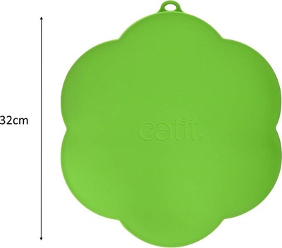 Tapet silikoni për mace Catit Flower, 30 cm, jeshil