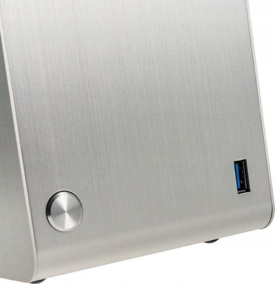 Kasë DAN Cases A4-SFX V4 Mini-ITX, e argjendtë, Mini Tower