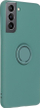 Mbrojtëse telefoni Forcell Silicone Ring për Samsung Galaxy A53 5G, silikon, me unazë stand, jeshile