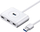 Hub USB Ugreen me 4 porta, USB 3.0, 1 m, i zi