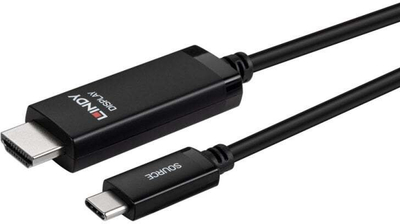 Kabllo Lindy USB-C - HDMI 8K60, 1 m, e zezë (43433)