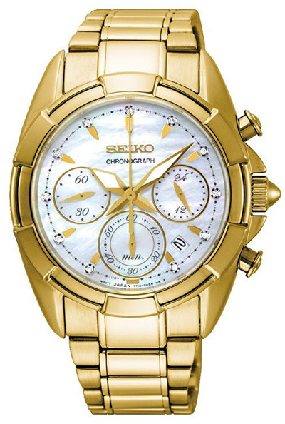 Orë dore Seiko Chronograph SRW782P1