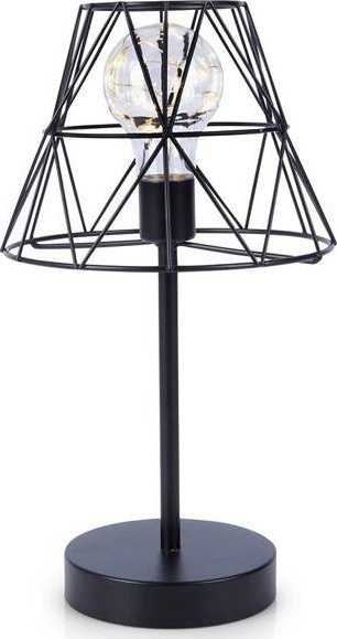 Llambë tavoline Orion LOFT, LED, me bateri, metal, e zezë