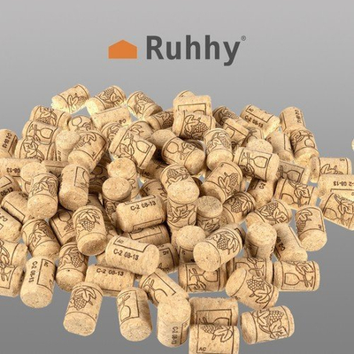 Tapë vere Ruhhy 22876, set 100 copë, tapë natyrale, ngjyrë natyrale