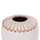 Vazo dekorative tavoline Lennox HM4675.02L, terrakotë, 22x20cm, e bardhë