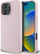 Kapak telefoni Guess PU Grained Classic Logo, MagSafe, për iPhone 16 Pro, rozë