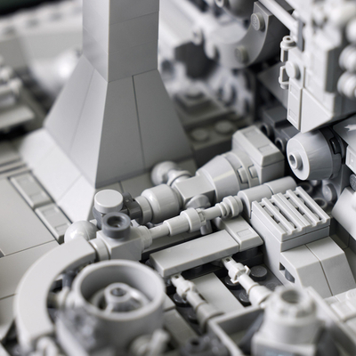 Set LEGO Star Wars Death Star Trench Run Diorama 75329, 665 pjesë, për të rritur, shumëngjyrësh