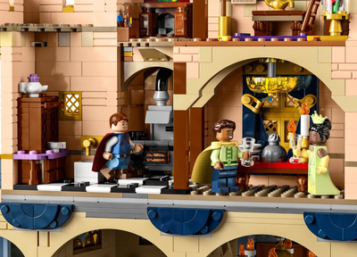 Set LEGO Disney Castle, komplet ndërtimi koleksion, kështjellë dekorative, shumëngjyrësh