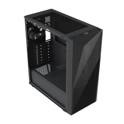 Kasa PC Cooler Master CMP 520L, Midi Tower, panel xhami, e zezë