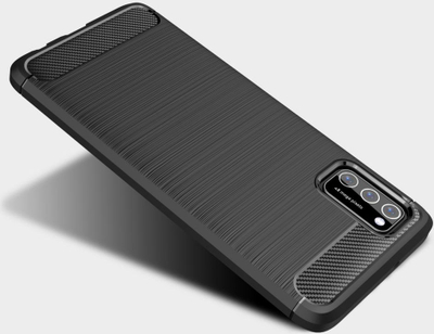 Futrollë telefoni Tech-Protect TPUCARBON për Samsung Galaxy A41, antishok, ngjyrë e zezë