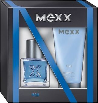 Set dhurate Mexx Man, EDT 30ml, xhel dushi 50ml, blu