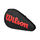 Mbrojtëse rakete padel Wilson Premium, me zinxhir, e zezë