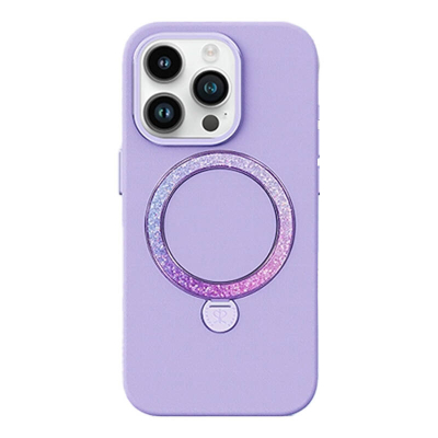 Futrollë telefoni Joyroom PN-15L2 Dancing Circle për iPhone 15 Pro, MagSafe, unazë mbajtëse, vjollcë