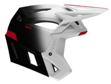 Kaska MTB Bell 3QTR-Air MIPS, madhësia M, e bardhë e zezë