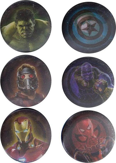 Set pinash Marvel Avengers Infinity War, 6 copë, shumëngjyrëshe