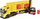 Kamion lodër Dickie DHL Heavy Truck 203747018, me forklift, me drita dhe zë, i verdhë