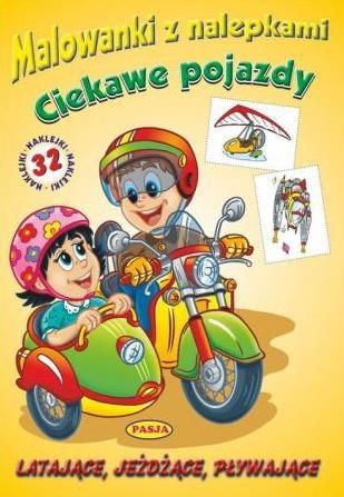 Malowanki z nalepkami. Ciekawe pojazdy (248042)
