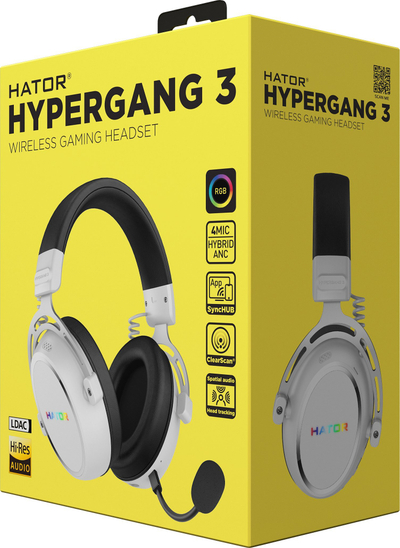 Kufje gaming Hator Hypergang 3 Wireless, pa tela, t’barda