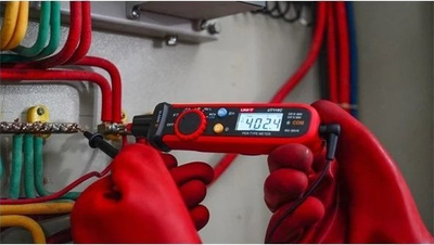 Multimetër stilolaps UNI-T UT118C, 600V AC DC, True RMS NCV, i kuq