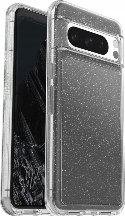 Kapak telefoni OtterBox Symmetry Clear për Pixel 8 Pro, transparent, Stardust