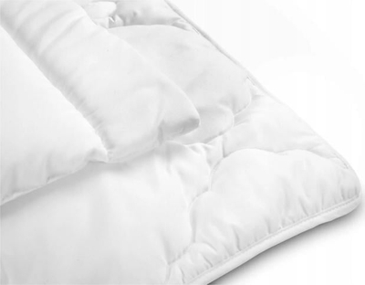 Set jorgani dhe jastëku Sensillo Deluxe, 135x100 cm, 60x40 cm, i bardhë