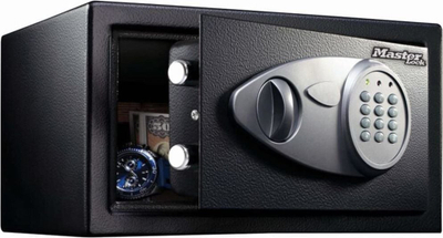 Kasafortë digjitale MasterLock X041ML, 11.6L, me kombinim numerik, e zezë