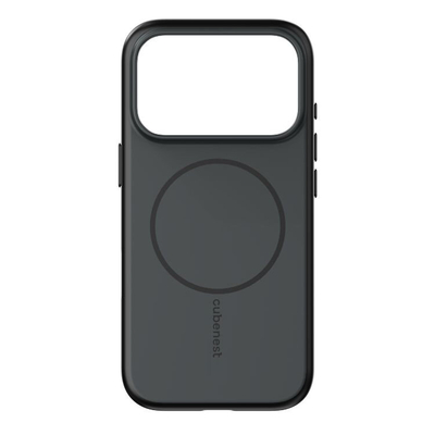 Mbështjellës telefoni Cubenest për iPhone 17 Pro, me MagSafe, matte i zi