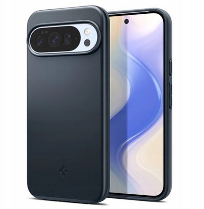 Kapak telefoni Spigen Thin Fit MagSafe, për Google Pixel 10, metal slate blu