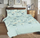 Гарнитура за постела Matex Bedding Flowers Mint, 220x200 cm, 100% памук, мента