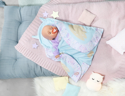 Qese gjumi për kukull Baby Annabell Sweet Dreams, 43 cm, shumëngjyrëshe
