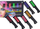Set për lyerje flokësh Hair Color Comb, 6 copë, shkumës me ngjyra, shumëngjyrësh