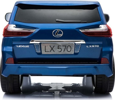 Makinë elektrike për fëmijë Lexus LX570, 2x12V, telekomandë R/C, blu