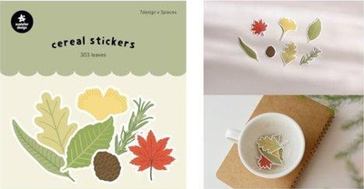 Sticker dekorativ Teka SUATELIER Leaves, prej letre, shumëngjyrësh