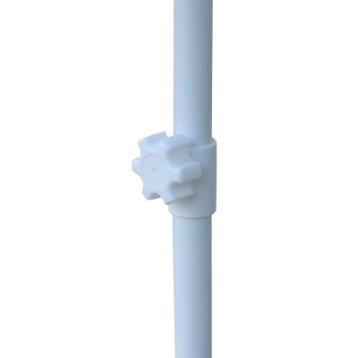 Çadër plazhi XXL, 240cm, me mure anësore, blu
