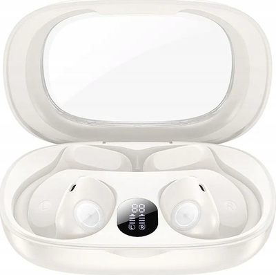 Kufje Bluetooth Hoco EA1 TWS, me etui karikues, Bluetooth 5.3, të bardha