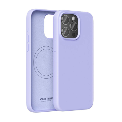 Kllapë Vention Liquid Silicone për iPhone 15 Pro, MagSafe, lilac