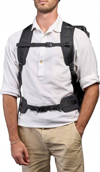 Rrip shpine Manfrotto Reloader Tough Harness System, për valixhe Reloader Tough, i zi