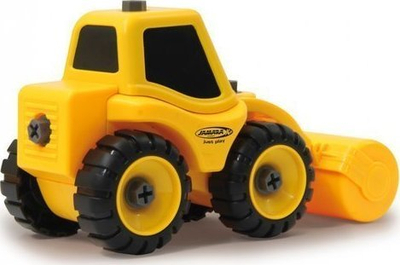 Lodër ndërtimi Jamara 405168 Construction Vehicle Set 9in2, set automjetesh pune, 2 shasi, e verdhë