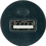 Adapter karikimi për makinë Schwaiger, 1x USB 2.4A, 12V, i zi