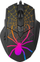 Maus gaming Tracer GameZone Black Widow RGB, 1600 DPI, me kabllo, i zi
