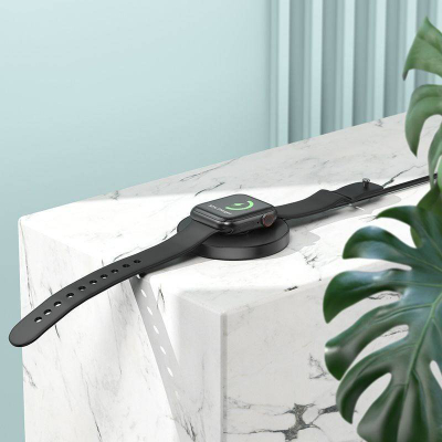 Karikues wireless 3 në 1 Hoco, magnetik, Type C, i zi